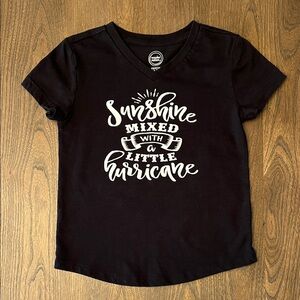 V-neck Tee with Fun Graphic